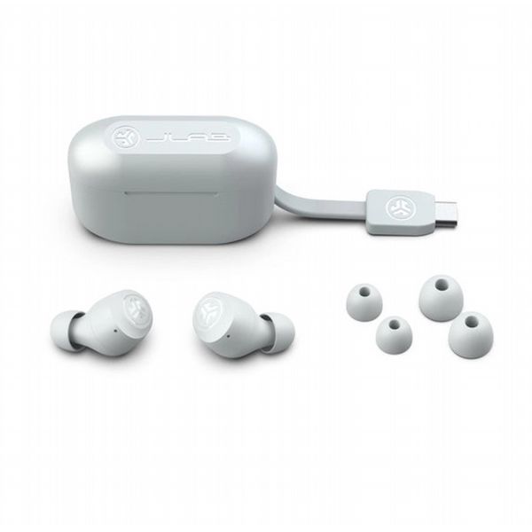 JLab Go Air Pop True Wireless Earbuds - Cloud White