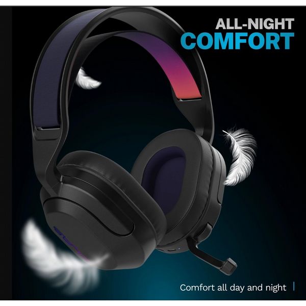 JLAB Nightfall Wireless Gaming Headset - Black