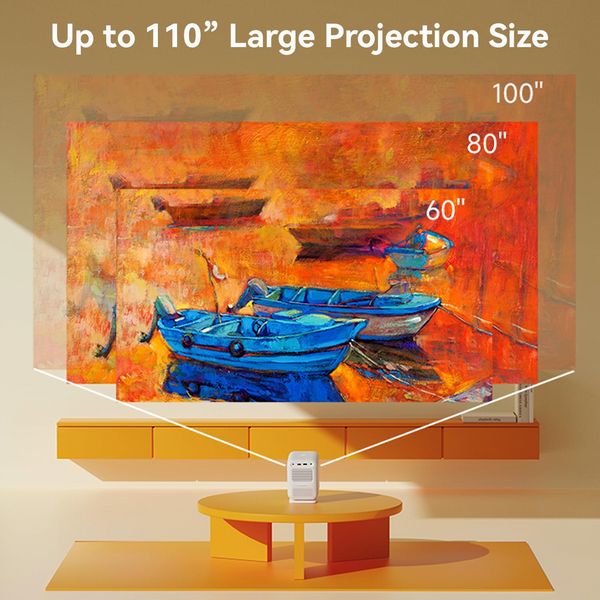 WANBO - DALI 1 (1080p) Fully Automatic Android Smart Portable LED Projector