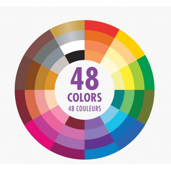 Peter Pauper Studio Series Coloured Pencils (Set of 48)