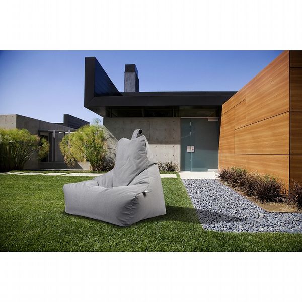 Extreme Lounging Mighty-B Pastel Beanbag in Pastel Grey