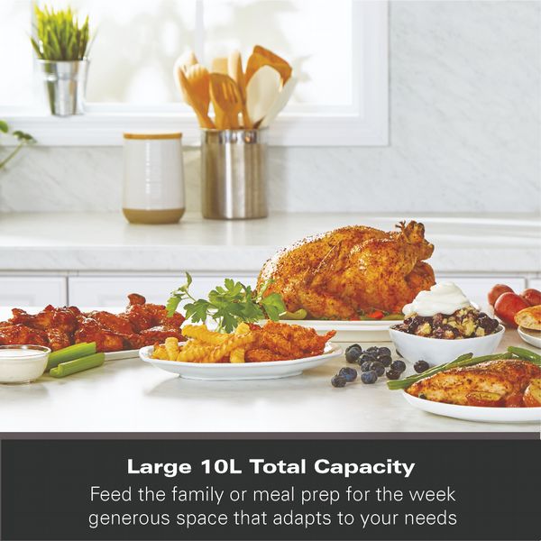 Hamilton Beach 10L FlexiZone Dual Drawer Air Fryer