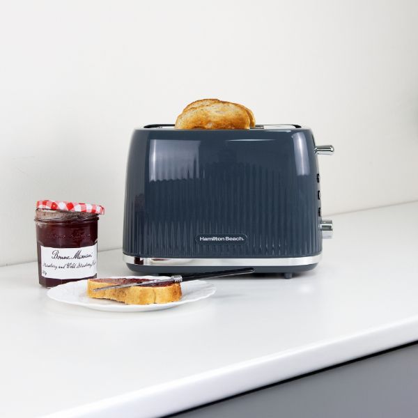 Hamilton Beach Miami Kettle & 2 Slot Toaster Bundle Charcoal