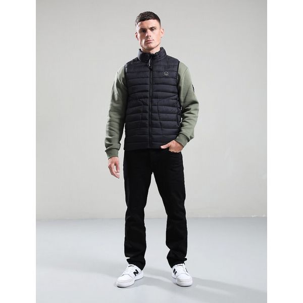 Marshall Artist Oakdale Bubble Vest Black