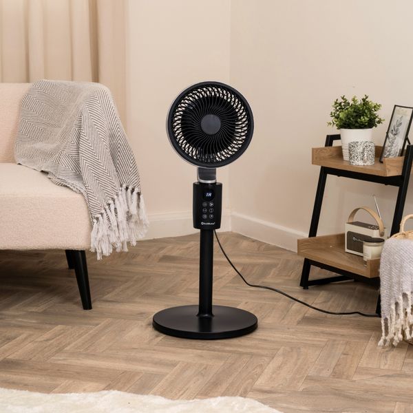 Rediffusion Air360 Adjustable Height Pedestal Fan - 360° Oscillation