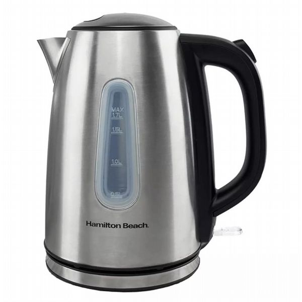 Hamilton Beach Rise Brushed Kettle And 2 Slice Toaster