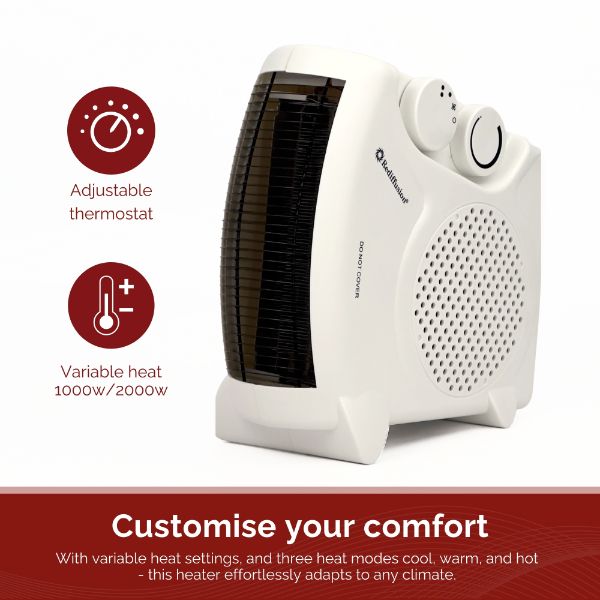 Rediffusion Portable Dual Position Fan Heater