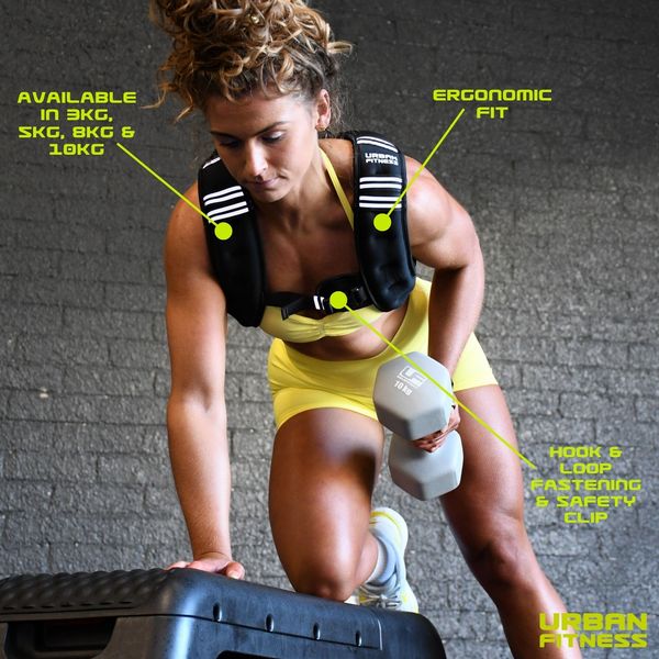 Urban Fitness X Shape Weighted Vest (3kg)