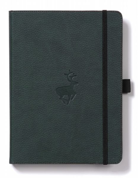 Dingbats* Wildlife A5+ Green Deer Notebook - Lined