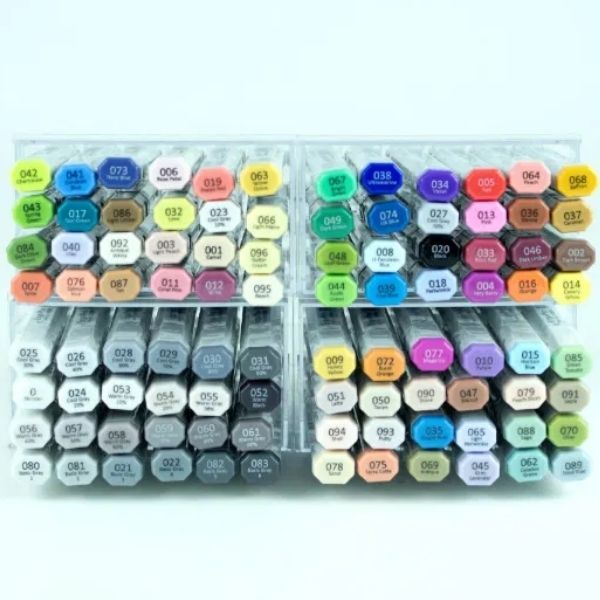 Ergo Pro Marker set 96 colours. 1 of each