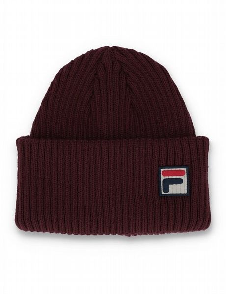 FILA FINNS Classic Watchman Chunky Turn up Beanie-Windsor Wine