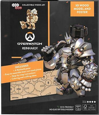 IncrediBuilds: Overwatch: Reinhardt 3D Wood Model and Poster
