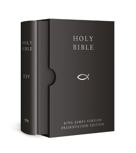 Holy Bible: King James Version (KJV) Black Compact Presentation Edition for Weddings, Christenings and Christian Gifts