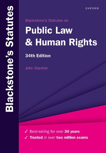 Blackstone's Statutes on Public Law & Human Rights (PDF eBook)