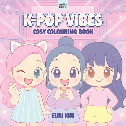 K Pop Vibes Cosy Colouring Book