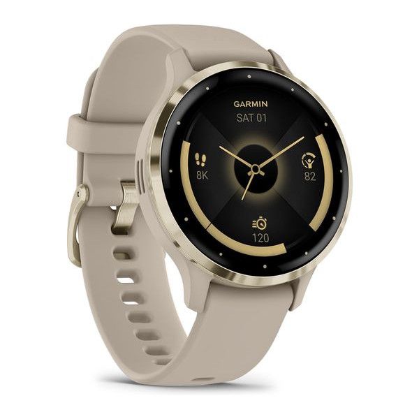Garmin Venu 3S - Soft Gold & French Grey