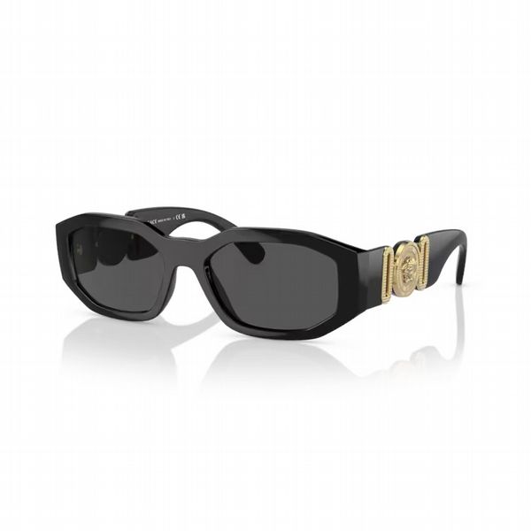 Versace Black Frame with Grey Lens - Size Medium