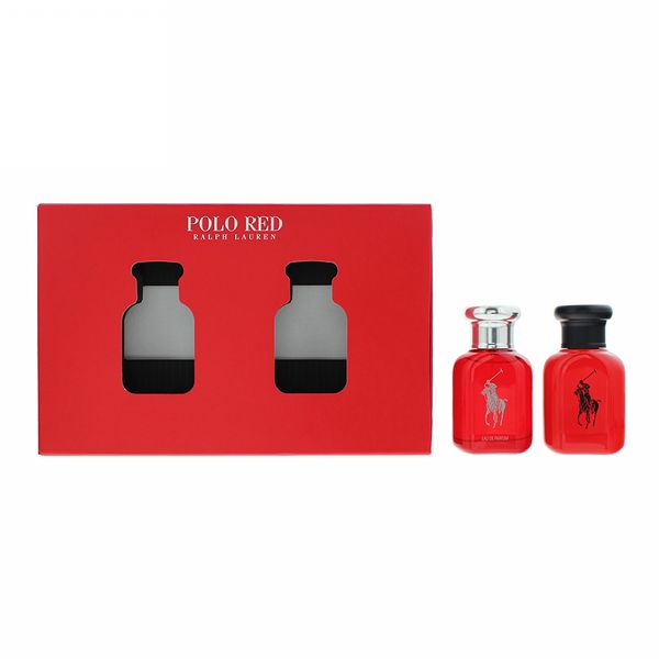  Ralph Lauren Polo Red 2 Piece Gift Set: Eau De Perfume 40ml - Eau De Toilette...