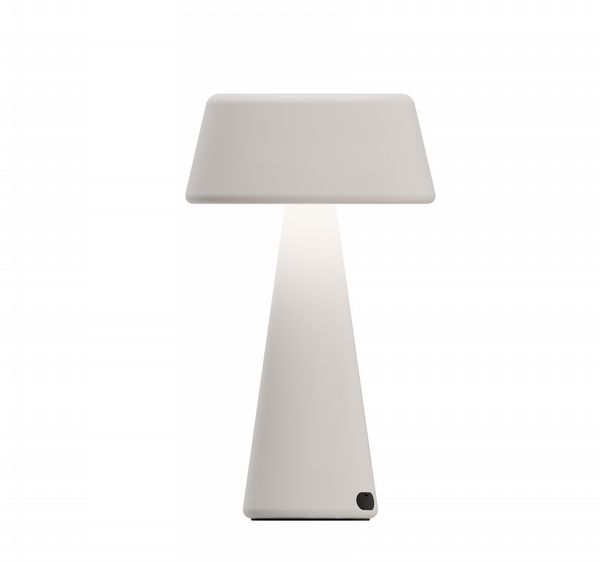 Extreme Lounging Lamp in Silver White