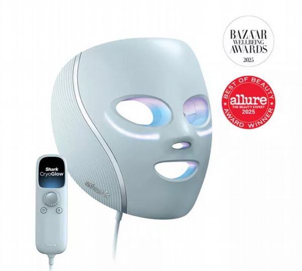 Shark CryoGlow Cooling LED Anti-Ageing & Blemish Repair Mask - Blue Frost