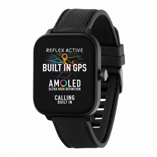 Reflex Series 44 Amoled GPS Smart Calling - Black Strap