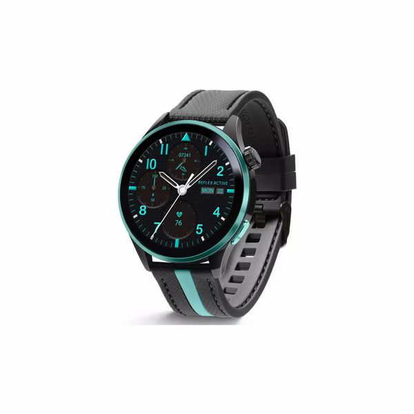 Reflex Active Series 54 Amoled GPS Alu Smart Calling - Black Strap