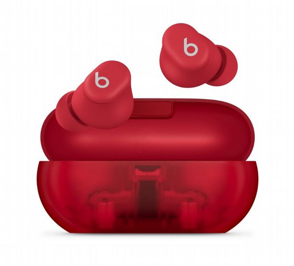Beats Earphones Wireless Solo Buds - Transparent Red