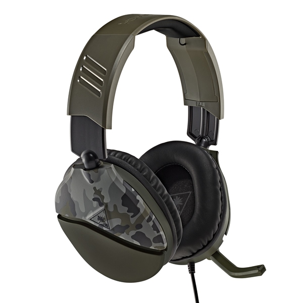 70 Green Camo Headset