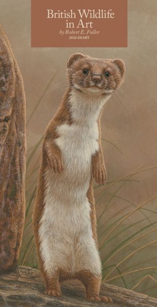 British Wildlife in Art by Robert Fuller Slim Diary 2026