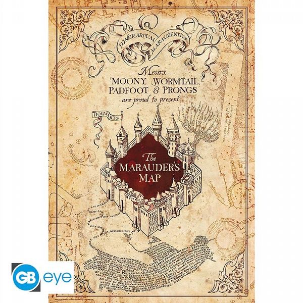 HARRY POTTER - Poster Maxi 91.5x61 - Maurauder's Map�