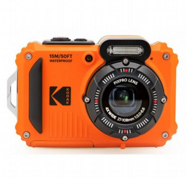 KODAK Pixpro WPZ2 - Compact Digital Camera 16M Pixels, Waterproof to 15m-Orange