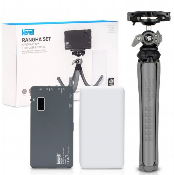 Newell Rangha Set - Rangha LED Lamp with Diffuser and Tripod