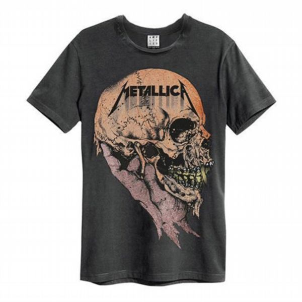Metallica Sad But True Amplified Large Vintage Charcoal T Shirt - L