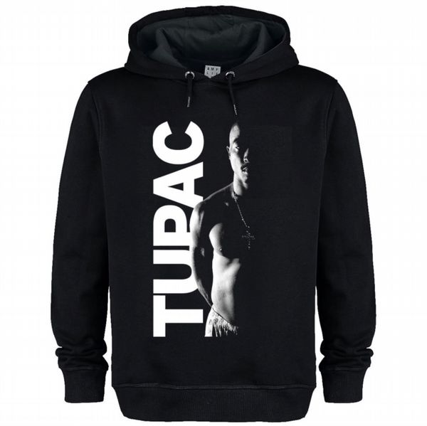 
Tupac Shakur Amplified Black X-Large Hoodie Sweatshirt